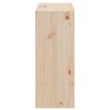 vidaXL Estante de Vino 2 pcs Natural 62 x 25 x 62 cm