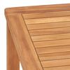 vidaXL Conjunto de comedor de jard&iacute;n de 5 piezas, 140 x 80 cm, madera maciza de teca