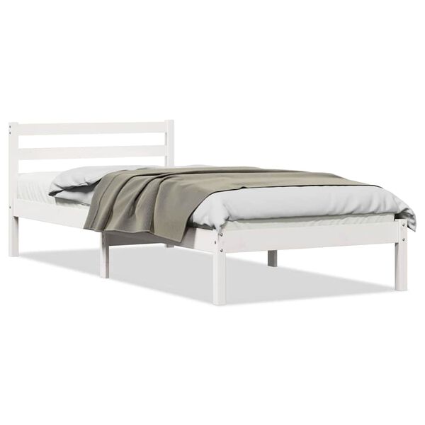 vidaXL Estructura de cama 225,5 x 85,5 x 69,5 cm Madera de Pino Macizo