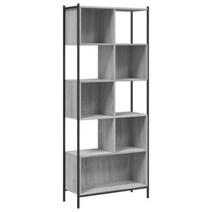 vidaXL Estanter&iacute;a madera de ingenier&iacute;a gris Sonoma 72x28x172 cm