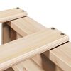 vidaXL Cama con estanter&iacute;a sin colch&oacute;n madera maciza de pino 90x200 cm