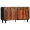 vidaXL Aparador de madera maciza reciclada 140x35x76 cm
