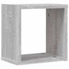 vidaXL Estanter&iacute;as de pared 4 pcs Gris Sonoma 26 x 15 x 26 cm