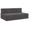 vidaXL Sof&aacute; Cama Plegable Gris oscuro 152 x 86,5 x 60 cm Tela