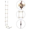 vidaXL Escalera de cuerda para ni&ntilde;os madera 290 cm