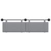 vidaXL Cabecera Colgante Liso Gris Claro 170 x 55 x 5 cm tela