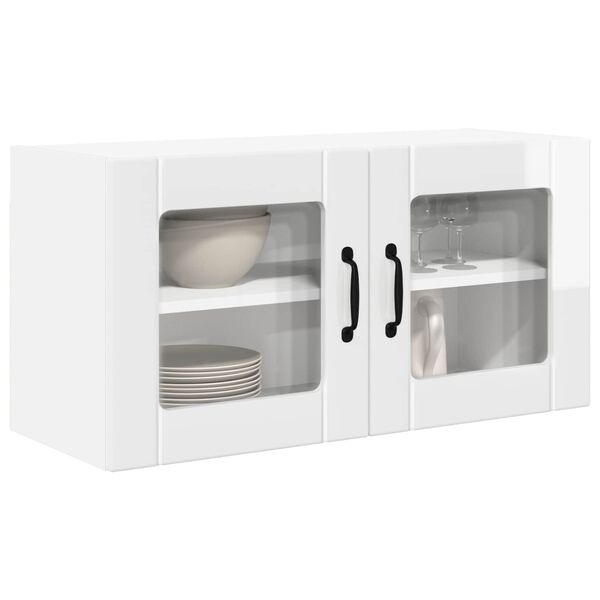 vidaXL Mueble de Cocina brillante 80 x 31 x 40 cm Madera de ingenier&iacute;a