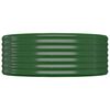 vidaXL Jardinera arriate acero galvanizado verde 175x100x36 cm