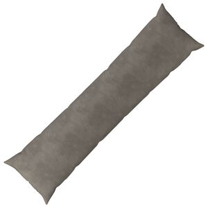 vidaXL Funda de almohada HEERLEN Gris Claro 40 x 145 cm Terciopelo