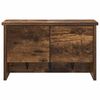 vidaXL Perchero de pared con estante Roble ahumado 50 x 20 x 30 cm