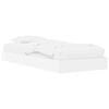 vidaXL Estructura de cama con almacenamiento Blanco 80 x 200 cm