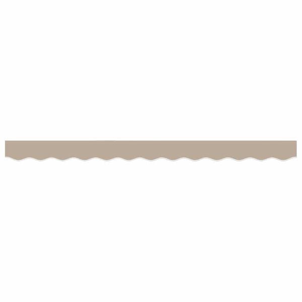 vidaXL Valance de toldo Beige 580 x 20 cm Lona