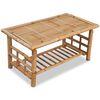 vidaXL Mesa de centro de bamb&uacute; 90x50x45 cm