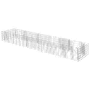 vidaXL Arriate de gaviones de acero 450x90x50 cm