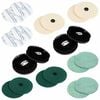 vidaXL Juego de almohadillas para pulidora de suelos 20 uds. &Oslash; 14 cm