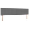 vidaXL Cabecero Gris Claro 200 cm Tela de Pana