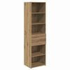 vidaXL Alacena Roble artisan 50 x 42,5 x 185 cm Madera contrachapada