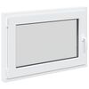 vidaXL Ventana de s&oacute;tano RISOR 90 x 50 cm PVC y vidrio Blanco
