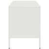 vidaXL Mueble para TV acero blanco 68x39x50,5 cm