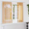 vidaXL Cortinas de gasa con bolsillos para varillas 2 uds. naranja