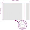vidaXL Poste de Valla Gris 50 x 1,5 m (malla de 13 mm) Acero y PVC