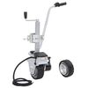 vidaXL Rueda jockey de remolque motorizada aluminio 12 V 350 W