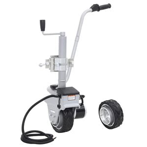 vidaXL Rueda jockey de remolque motorizada aluminio 12 V 350 W