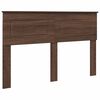 vidaXL Cabecero Roble Marr&oacute;n Madera contrachapada