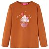 Camiseta infantil de manga larga color co&ntilde;ac 104