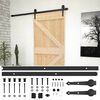 vidaXL Puerta Corredera 100 x 210 cm Madera de Pino Maciza