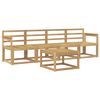vidaXL Conjunto de sof&aacute;s de exterior 5 pcs Blanco 59 x 59 x 37 cm