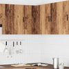 vidaXL Mueble de cocina esquina pared Porto madera vieja