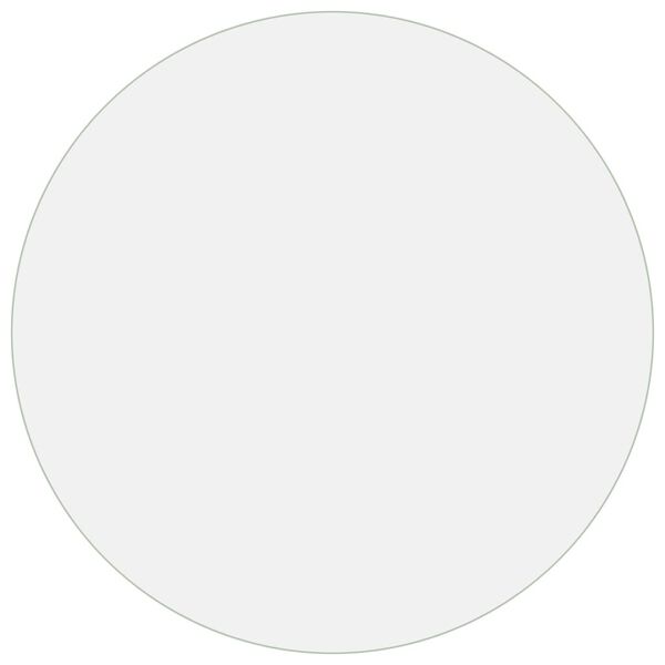 vidaXL Protector de mesa PVC mate &Oslash; 70 cm 1,6 mm