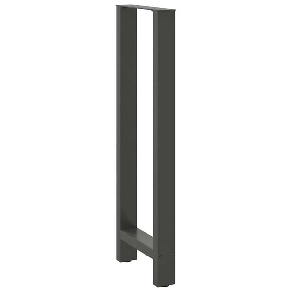 vidaXL Patas para mesa de bar antracita (2 unidades, 50 x 110-111 cm, acero)