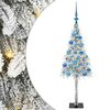 vidaXL &Aacute;rbol de Navidad con 150 LED con soporte 120 cm PE y Acero