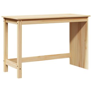vidaXL Escritorio Marr&oacute;n 112 x 50 x 75 cm Madera de Pino Macizo