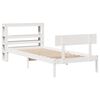 vidaXL Estructura de cama sin colch&oacute;n madera de pino blanca 90x200 cm