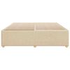 vidaXL Cama sin colch&oacute;n tela color crema 180x200 cm