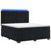 vidaXL Cama box spring con colch&oacute;n Negro 140 x 190 cm Terciopelo