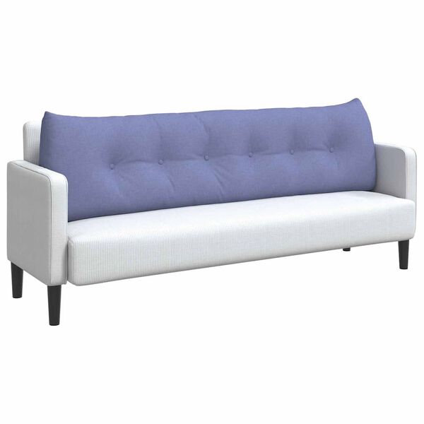 vidaXL Coj&iacute;n de Espalda Azul jeans 180 x 24 x 50 cm tela