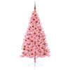 vidaXL &Aacute;rbol de Navidad Artificial Preiluminado Rosa 180 cm PVC
