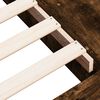 vidaXL Estructura de cama madera de ingenier&iacute;a roble ahumado 200x200cm
