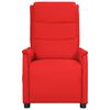 vidaXL Sill&oacute;n reclinable de cuero sint&eacute;tico rojo