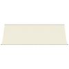 vidaXL Toldo retr&aacute;ctil de tela y acero crema 400x150 cm