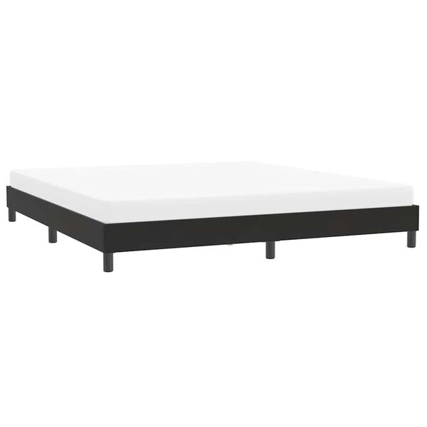 vidaXL Estructura cama sin colch&oacute;n terciopelo negro 200x220 cm