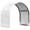 vidaXL T&uacute;nel de cama para literas infantiles 2 uds. Blanco Poli&eacute;ster