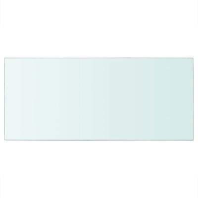 vidaXL Panel de estante vidrio claro 50x25 cm