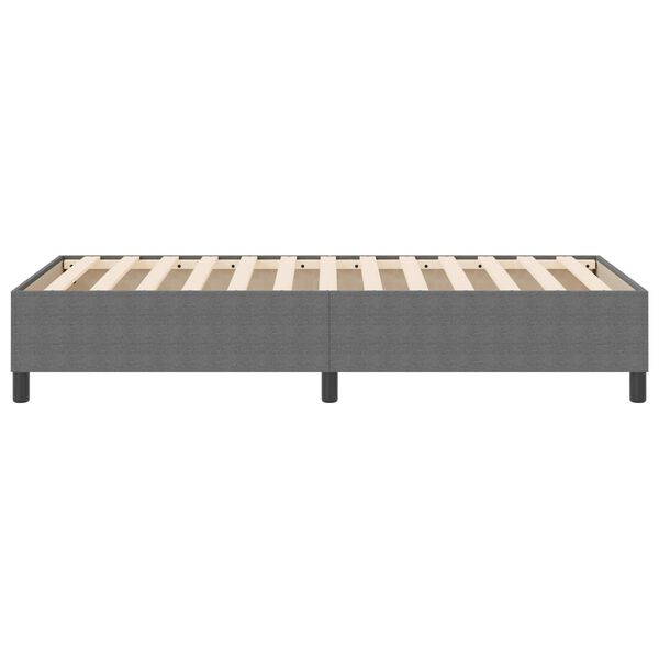 vidaXL Cama de plataforma Gris Claro 90 x 190 cm tela