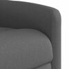 vidaXL Sill&oacute;n reclinable elevable de tela gris oscuro