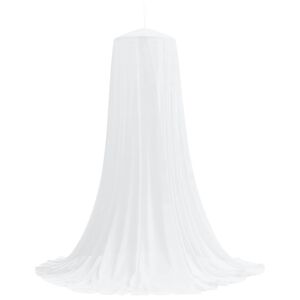 vidaXL Red contra mosquitos para cama 3 uds. 156 mesh Blanco Poli&eacute;ster